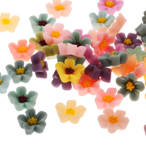 Specialty Maxbell 50 Pieces Assorted Flower Resin Flatback Embellishment for DIY Hair Accessories Crafts Top-Quality