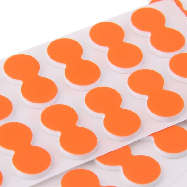 Enhanced Maxbell 48 Pieces Green Orange Self-adhesive Foam Fly Fishing Stick on Strike Indicator Fishing Accessory Fashionable