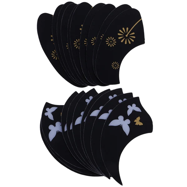 Next-Generation Maxbell 20 Piece Black Ukulele Pickguard Pick Guard Scratch Plate Protector Adhesive Pure