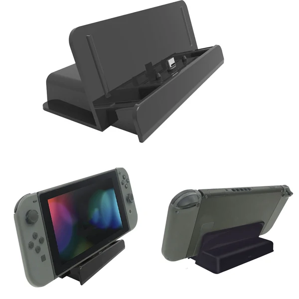 Responsible Maxbell 2Piece Charger Cradle Dock Stand Mount USB Type C For Nintendo Switch Game Premium Material