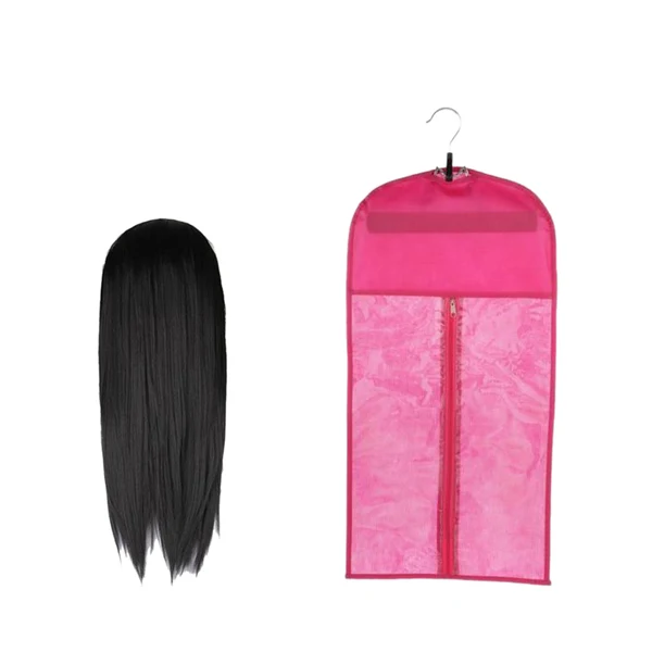 Smart Maxbell Women's Long Straight Wig Black Dustproof Storage Bag Case Protector Hanger World-Class