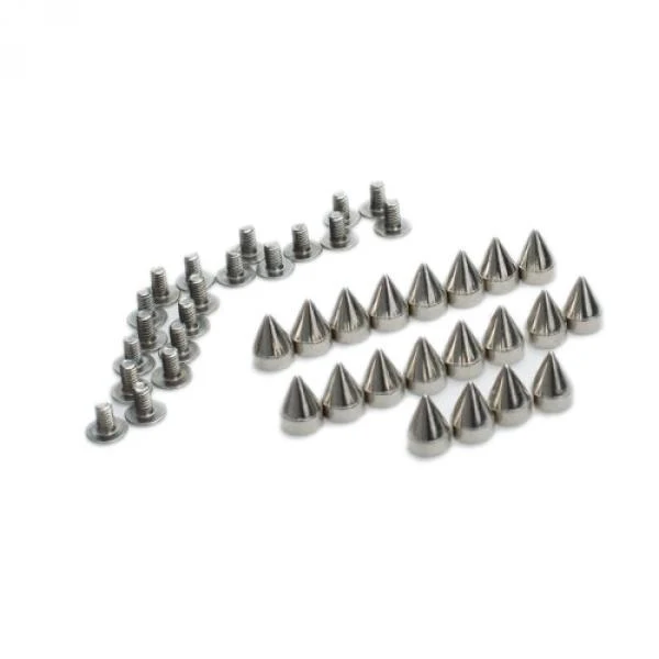 Authentic 120PCS Screwback DIY Studs With 20 Matching Screws for Bracelet Bags Leathercraft Accessories Clothing DIY Trendy