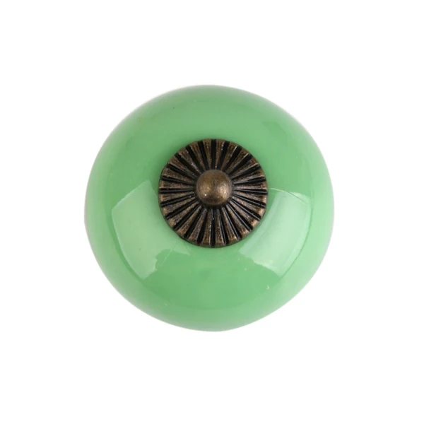 Premium Material Maxbell Home Bedroom Kitchen Shoe Cabinet Cupboard Door Drawer Bin Pull Handle Knob Puller Green Pack of 2PCS Refined