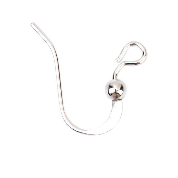 Detailed Maxbell Set of 40PCS Silver Plated Earring Hooks Earwire Womens Jewelry Fashion Accessory 15MM Length Easy-to-Use