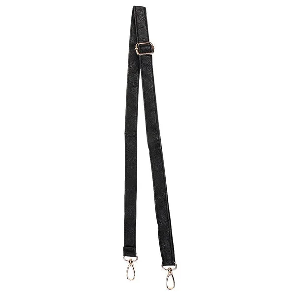 Casual Maxbell Women Girls Fashonable Adjustable DIY Shoulder Crossbody Bag Handles Straps Handbag Purse Accessory Black Soft