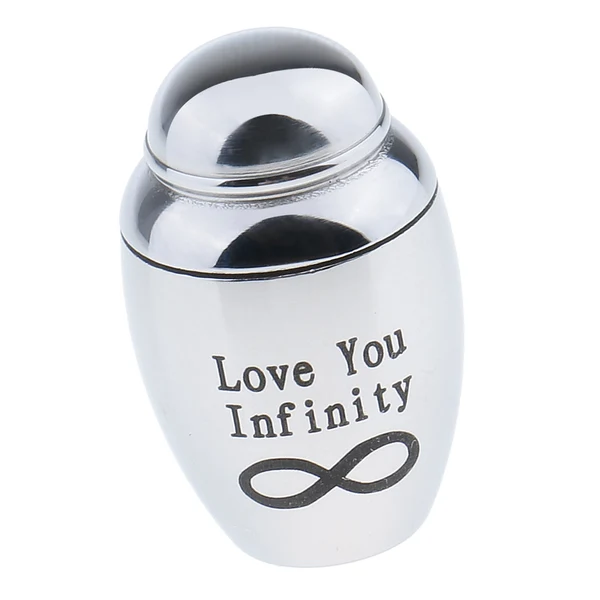Authentic Maxbell 2 Pieces Stainless Steel Pet Funeral Cremation Urn Container Jar keepsake Premium Material