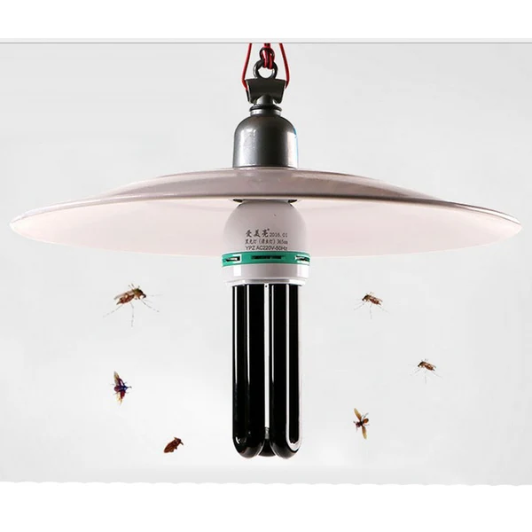 Green Maxbell AC 220V E27 Black Light Insect-lured Lamp Traps UV Scorpion Lamp Killer -36W Dependable