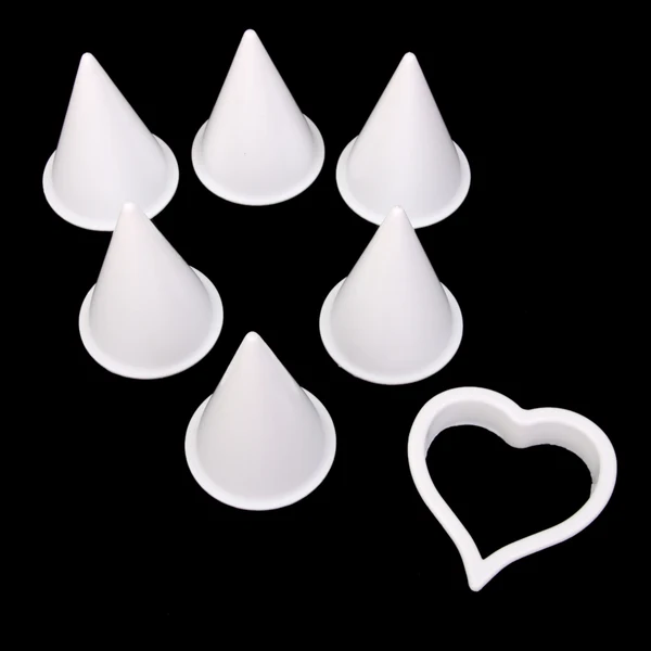 Flexible Maxbell Generic Set of 7 Calla Lily Flower Former Modelling Cutters for Sugercraft Cake Cookie DIY Fine