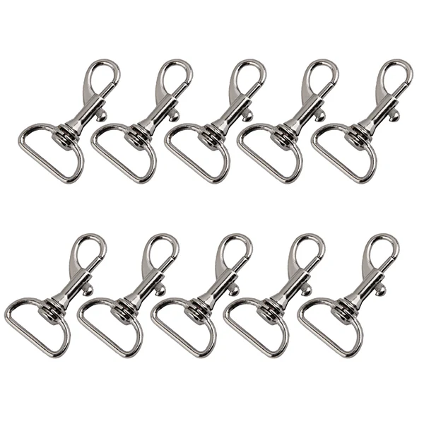 First-Class Maxbell 20 Pieces Swivel Trigger Snap Hooks Silver 40x23mm World-Class