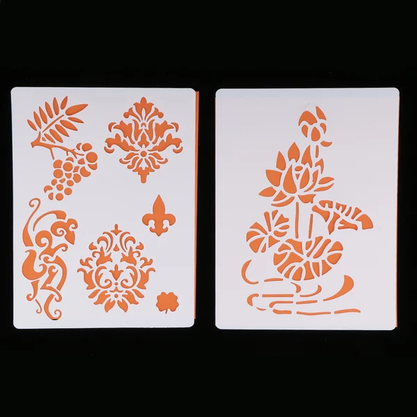 Proven Maxbell 5 Pieces PP Material Kids Drawing Craft Drawing Template Stencils 21x15cm 1 Secure