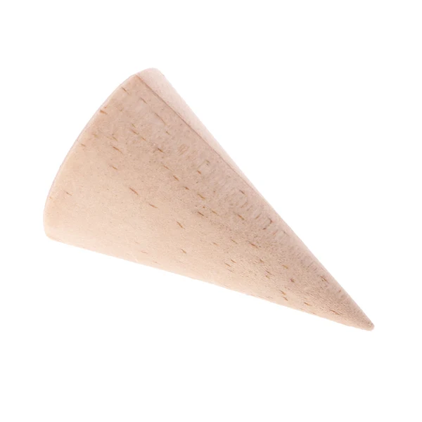Detailed Maxbell Unpainted Plain Cone Shaped Wooden Ring Jewelry Display Stand Holder Organizer M Fine
