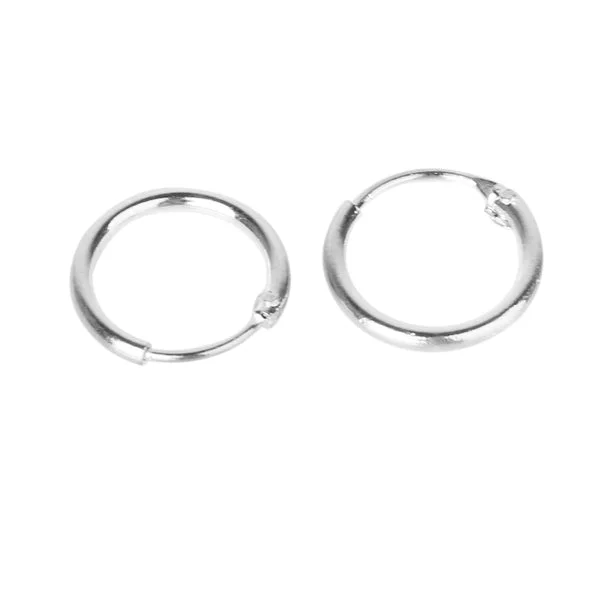 High-Quality Maxbell 2 Pairs Assorted Size 925 Sterling Silver Small Endless Hoop Rings Lip Nose Ear Charms Studs Men Women Fashion Accessory Elite