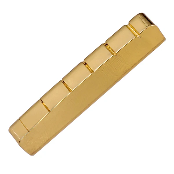 Prestigious Maxbell 43mm Pre-Slotted Brass Nut for 6 String Electric Acoustic Guitar Verified
