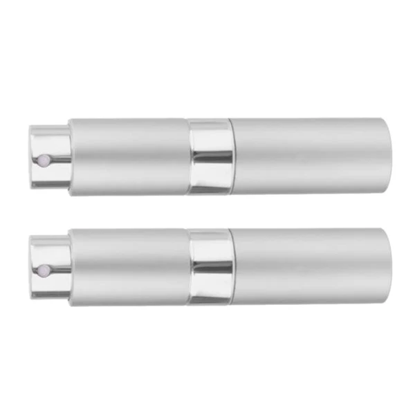 Optimized Maxbell Maxbell Glass Perfume Mist Pump Spray Travel Bottle 8ML Silver Pack Of 2PCS Certified