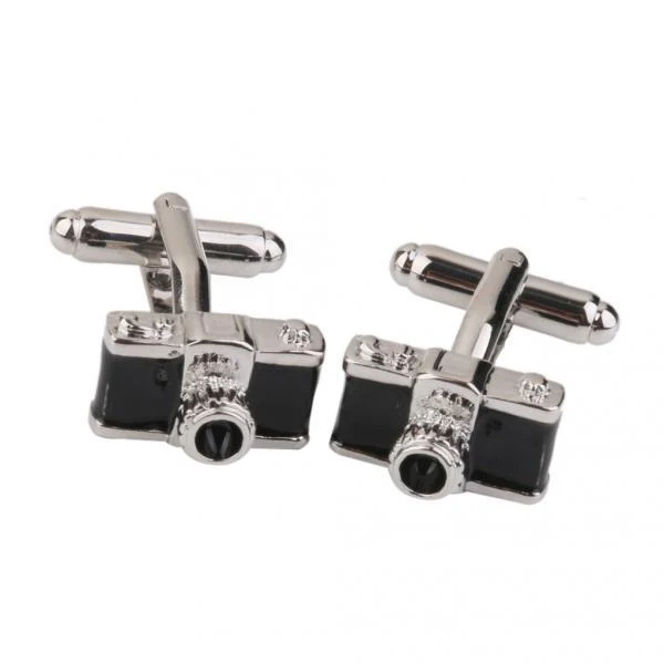 Expertly Made Pair Of Fashionable Men Mini Camera Shape Cufflinks Office Meeting Events Anniversary Supplies Safe