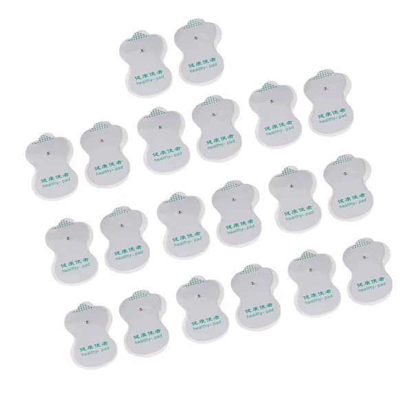 Advanced Maxbell 10 Pairs REUSABLE Pads Electrode Massage Patches for Acupuncture Digital Therapy Massager Machine Sticky Pad Eco-Friendly