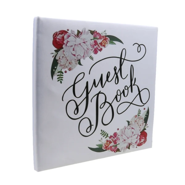 Official Maxbell Luxury Flower Guest Book Wedding Party Guest Signature Keepsake Sophisticated
