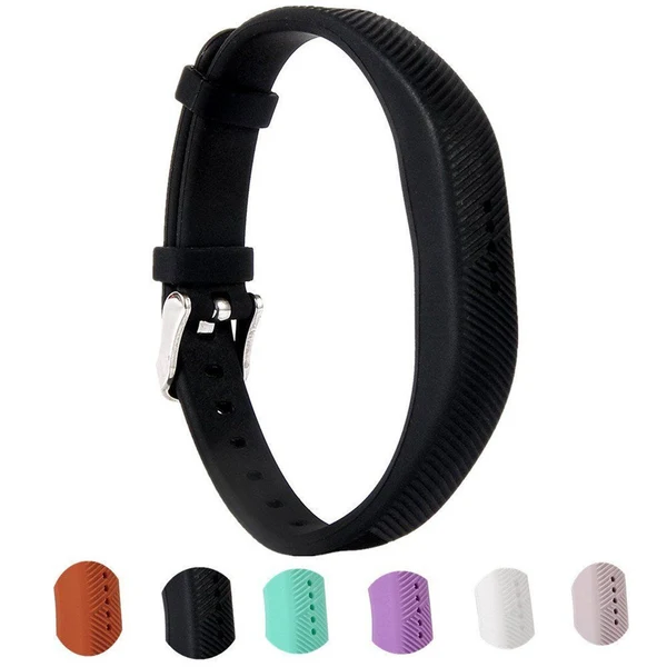 Fashionable Maxbell Silicone Wrist Band Strap Magnetic Clip Holder for Fitbit Flex 2 Bracelet Verified
