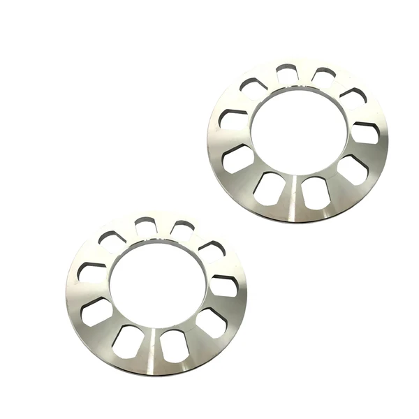 Solid Maxbell 2 Pieces Aluminium 5-Hole Wheel Hub Spacer 8mm Thickness for Car Vehicles Fine Crafted