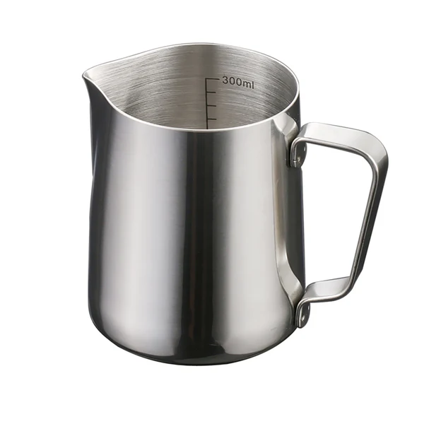 Solid Maxbell Stainless Steel Coffee Frothing Milk Tea Latte Jug with Scale Coffee Tamper Powerful