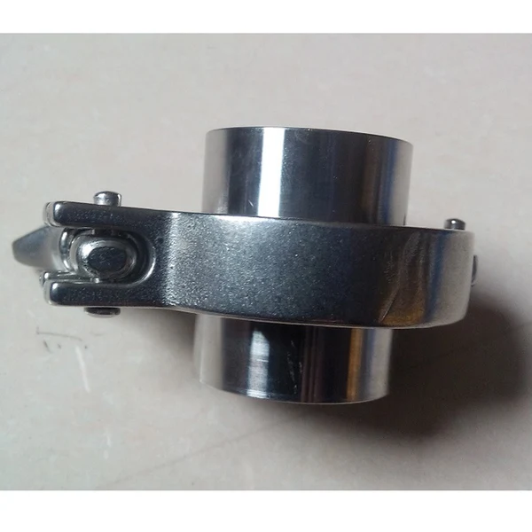Long-Lasting Maxbell SS304 2'' OD 2×Sanitary Pipe Weld Ferrule 1×Tri Clamp 1× PTFE Gasket Set Exclusive