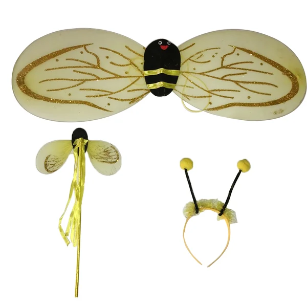 Next-Generation Maxbell 3Pc Bumble Bee Honey Girls Kids Fairy Halloween Fancy Dress Up Party Costume Fast