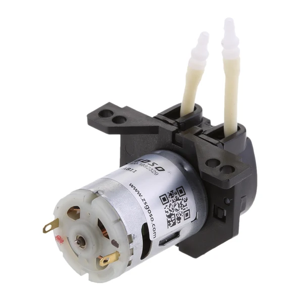 Consistent Maxbell Peristaltic Miniature Dosing Pump Head Connector For Arduino Lab Black 12V Long-Lasting
