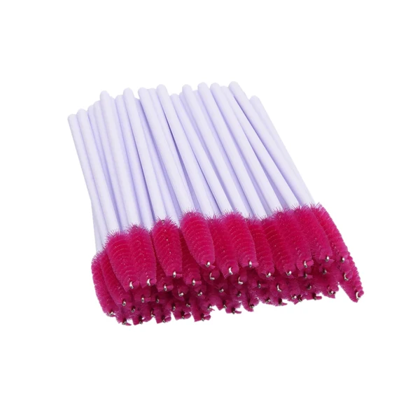 Solid Maxbell 100 Pieces Disposable Eyelash Extension Brushes Mascara Wands Applicator Healthy
