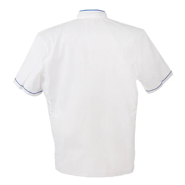 Healthy Maxbell 2 pack White Short Sleeves Chef Uniform Summer Restaurant Hotel Kitchen Uniform for Women Men Effective