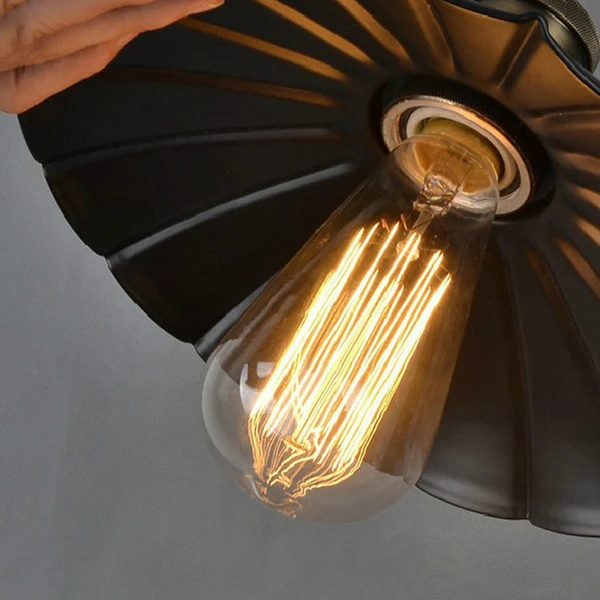 Advanced Maxbell Elegant Lotus Leaf Shape Pendant Lampshade Iron Ceiling Home Decor Shade Stylish