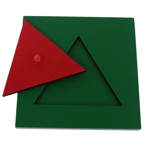 Breathable Maxbell Montessori Triangle Puzzle Game Wooden Toy for Preschool Early Learning Material Kids Kindergarten Toys Gift DIY Responsible