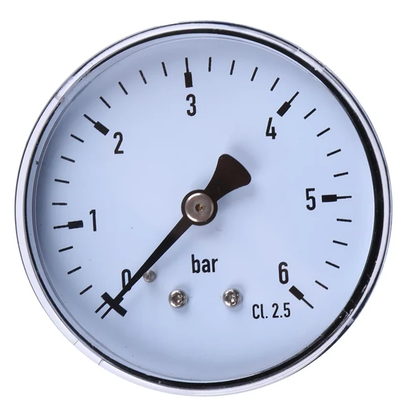 Genuine Maxbell 1 4''NPT 2.3'' Face 6 Bar Air Compressor Hydraulic Pressure Gauge Oil Meter Practical