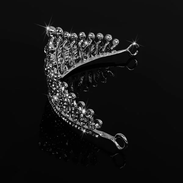 High-Quality Maxbell Wedding Bridal Princess Party Prom Crystal Hair Tiara Crown Veil Headband Efficient