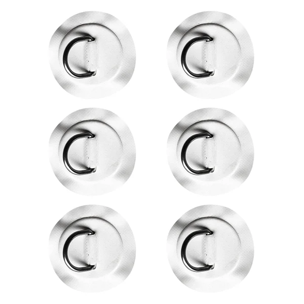 Advanced Maxbell 6pcs set Durable Stainless Steel D-ring Pad Patch for PVC Inflatable Boat Kayak Official