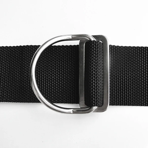 Sustainable Maxbell 2 Pieces Set Scuba Dive 316 Stainless Steel Keeper Clip Bent D Ring for 5cm 2'' Weight Belt Natural
