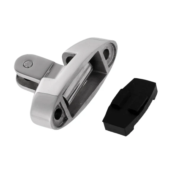 High-Quality Maxbell 4pcs Heavy Duty 316 Stainless Steel Marine Boat Swivel Deck Hinge with Rubber Pad Bimini Top Fitting Universal Casual