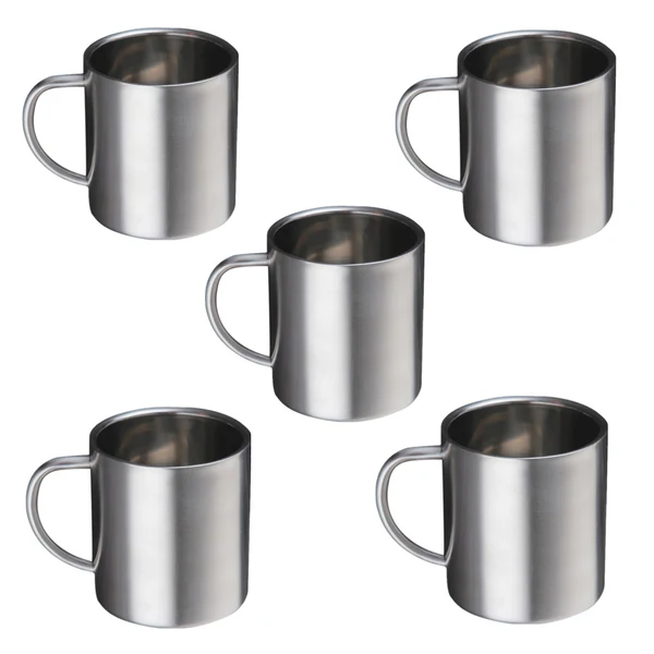 Unique Maxbell Coffee Mugs Stainless Steel Double Wall Insulated Coffee Mug Food Grade Tea Cups Set of 5 Sophisticated