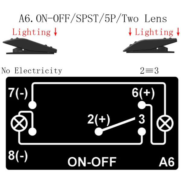 Consistent Maxbell 2pcs LED Light Bar Rear Lights Blue Rocker Toggle Switch Car Boat Sustainable