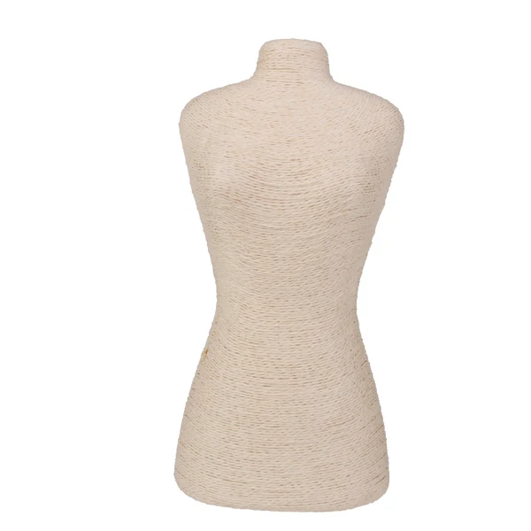 Smart Maxbell Long Sweater Chain Necklace Jewellery Display Bust Stand 28x18cm Beige Modern
