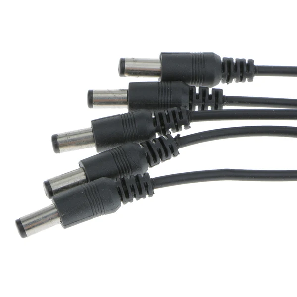 Recyclable Maxbell 5 Port Splitter Cable CCTV Security Camera Power Supply Adapter Cable Black Elegant