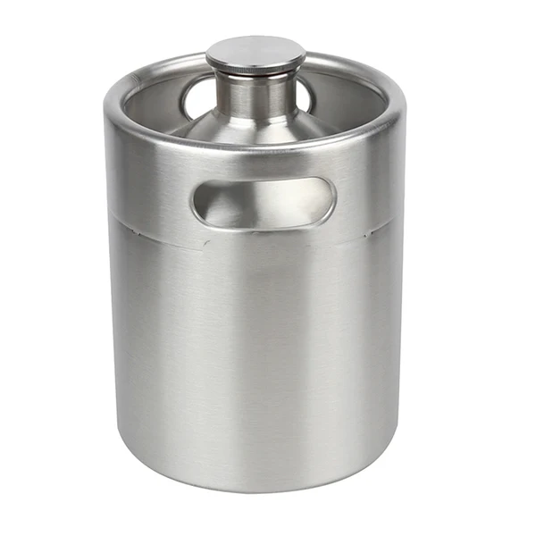 Modern Maxbell Stainless Steel Mini 2L 5L Keg And Beer Growler Spear Taps Dispenser Classic