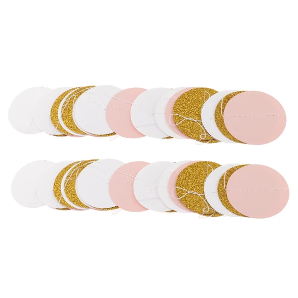 Breathable Maxbell Set of 20pcs Mixed Tissue Paper Flowers Balls Tassels Paper Garland Party Decora Gold Pink Beige Versatile