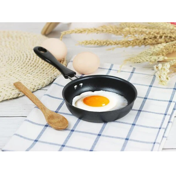 Trusted Maxbell 12cm Mini Non-stick Round Frying Egg Pan Iron Coating Kitchen Cookware 3pcs Superior