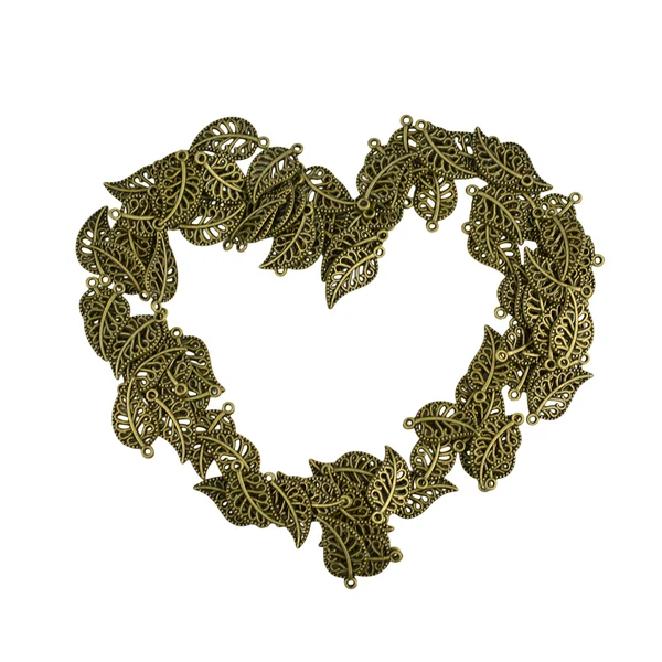 Dependable Maxbell 200 Pieces Vintage Filigree Hollow Leaf Charms Pendants Jewelry DIY Makings Easy-to-Use