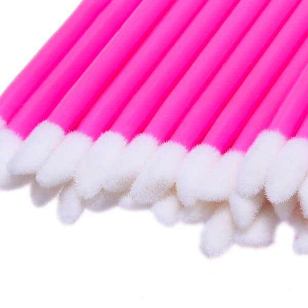 Recyclable Maxbell 50 Pieces Disposable Lip Gloss Brushes 50 Pieces Eyelash Mascara Wands User-Friendly