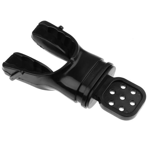 User-Friendly Maxbell Silicone Scuba Diving Snorkel Standard Mouthpiece Regulator with Hose Clip Relaxed