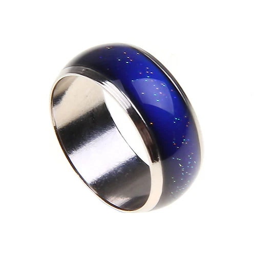 Unique Maxbell Women Men Emotion Feeling Mood Body Temperature Color Changeable Funny Ring Gift US Size 6.5 Pack of 2PCS Excellent