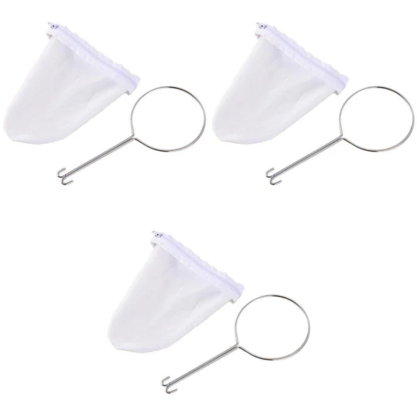 Proven Maxbell 3 Sizes Cloth Strainer Milk Filter Sock Bag with Ring Kitchen Reusable Tool Lightweight