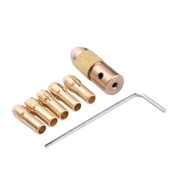 High-Quality Maxbell Brass Drill Chuck Drill Collet Set 0.5-3.0mm for Micro Twist Drill Chuck Trendy