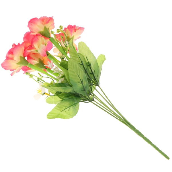 Powerful Maxbell 1 Bunch of Carnation Bunch Artificial Silk Flower Bouquet Plant Home Bedroom Hotel Office Desk Floral Decor Sunset Glow Lightweight
